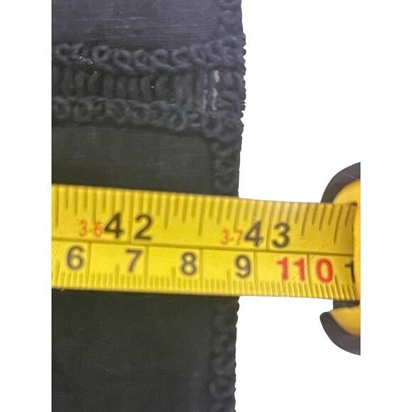 Massimo Dutti Women Midi Dress S Black Viscose Embroidered Detail 6617/617 NWT - Picture 11 of 11